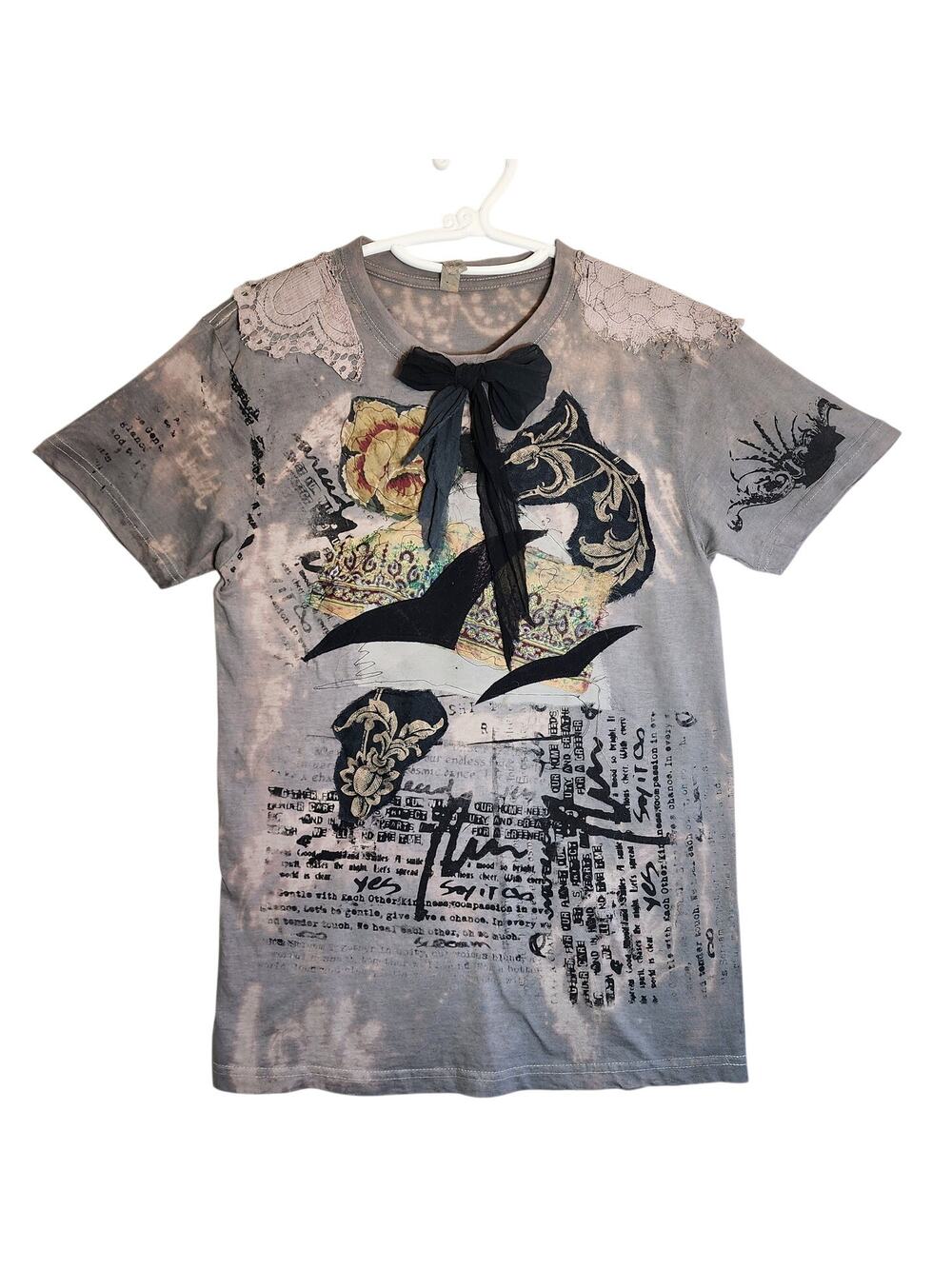 wearable art tee - One of a kind
